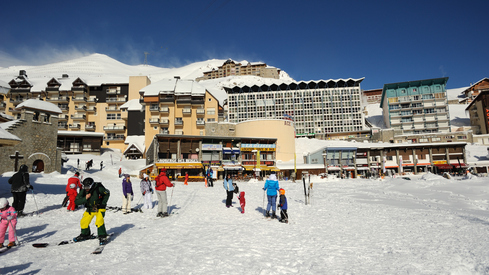 La Mongie - au pied des pistes